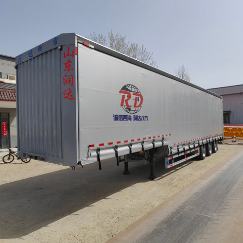 Long term supply of bulk container semi-trailer express logistics box type transport vehicles