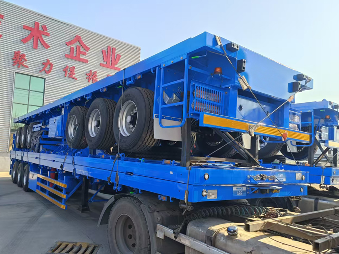 Foreign trade semi-trailer