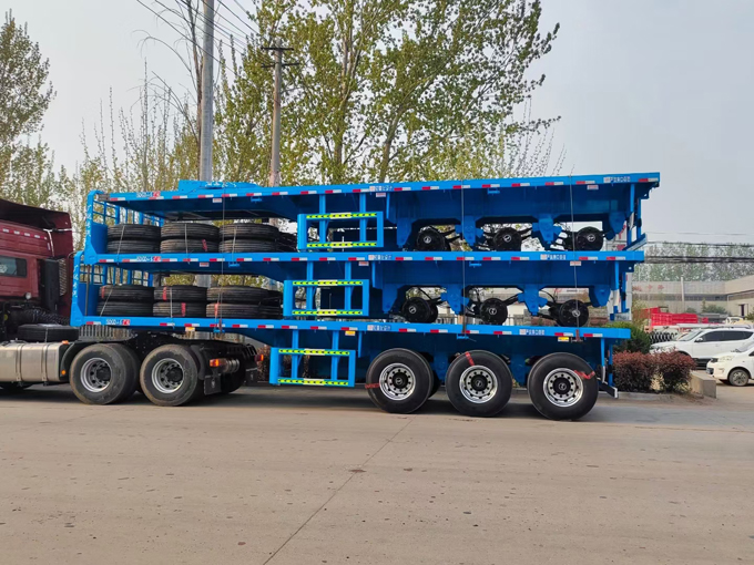 Foreign trade semi-trailer